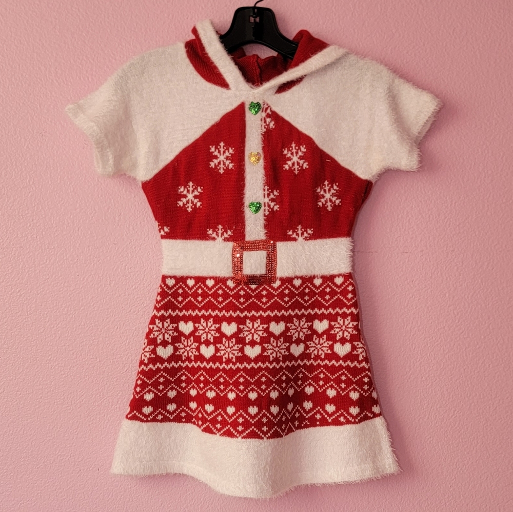 33 Degrees  Girls Ugly  Sweater Dress/ M 7/8.